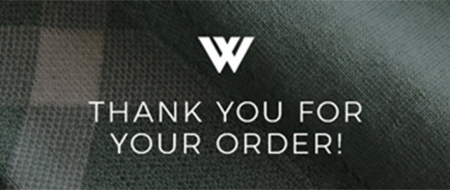 Thank you for your order!