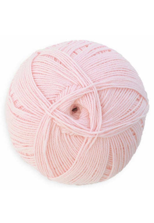 Soft Pink 4ply Soft Pink Merino Yarn