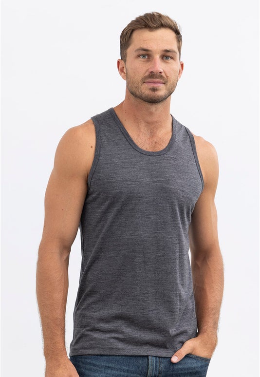 Charcoal Bm Merino Singlet