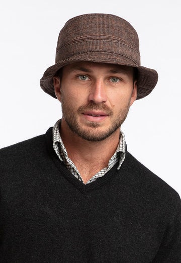 Brown Bucket Hat