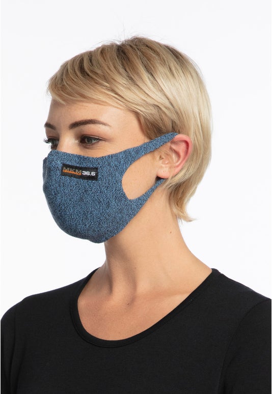 Blue Marl Coolmax Face Mask