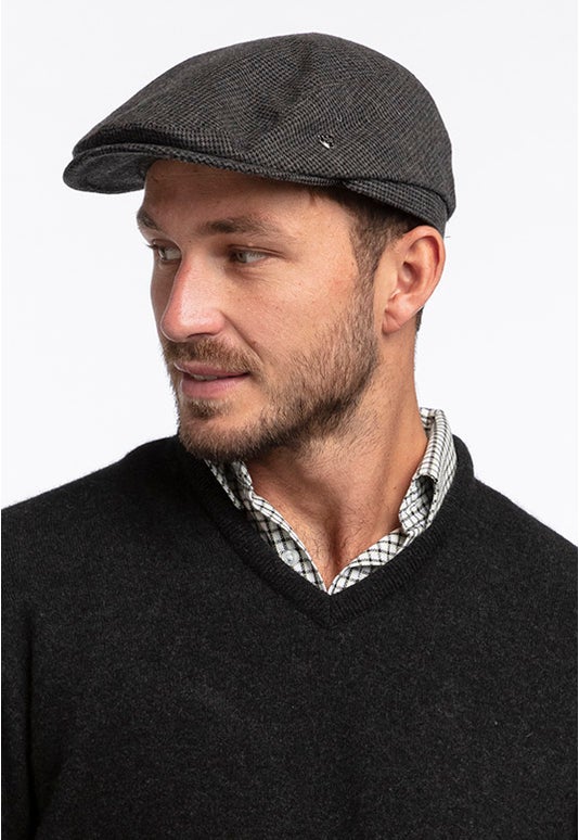 Charcoal Driving Cap