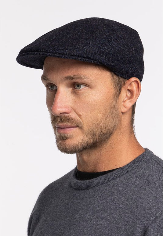 Navy Houndstooth Cheescutter