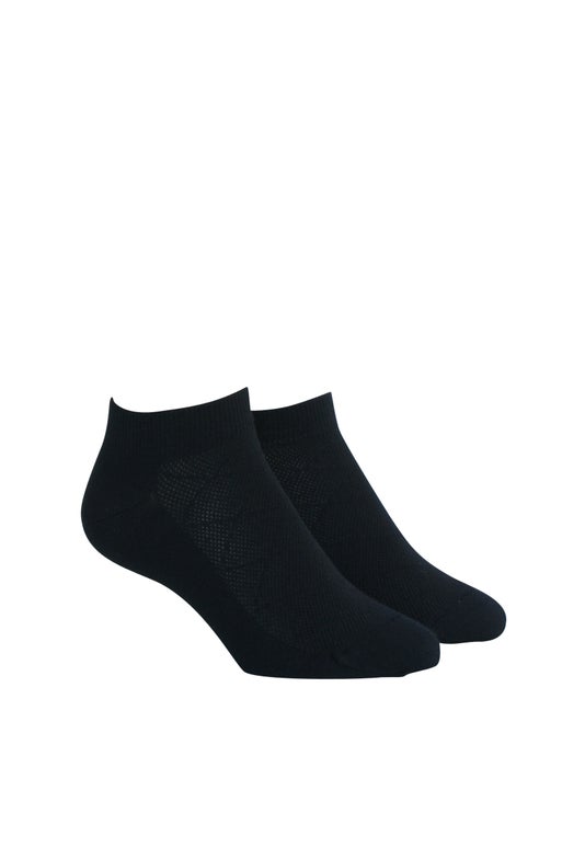 Black Merino Ankle Socks