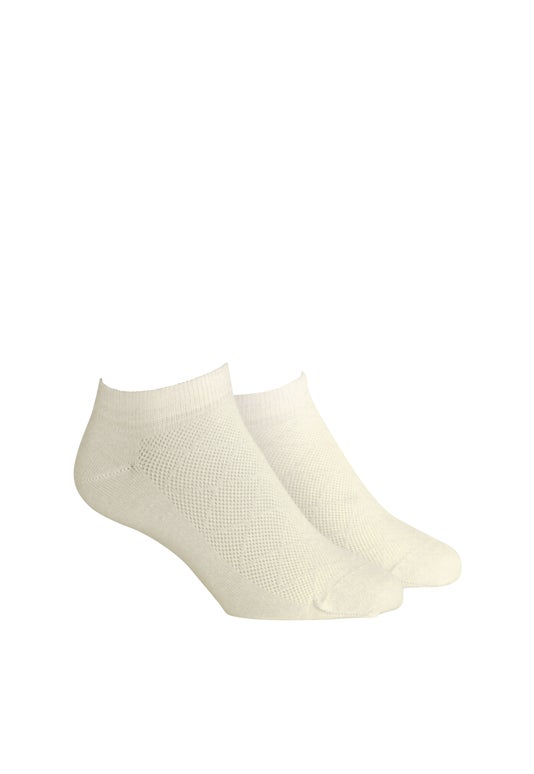 Winter White Merino Ankle Socks