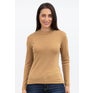 Jerséis Para Mujer Jersey De Cuello Alto COS Lana Merino Burdeos