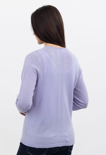 Crocus Merino Classic Crew Cardigan