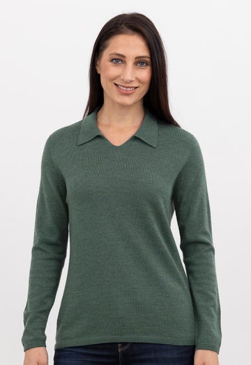 Fern Merino Collared Sweater