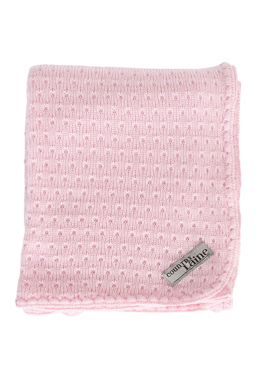 Cinderella Merino Eyelet Blanket