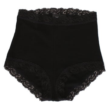 Black Merino Lace Briefs