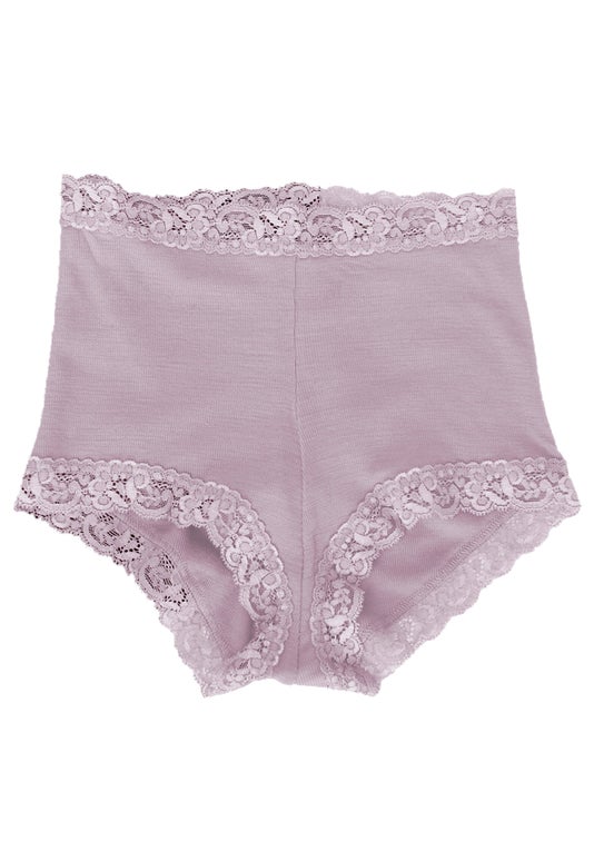Blush Merino Lace Briefs