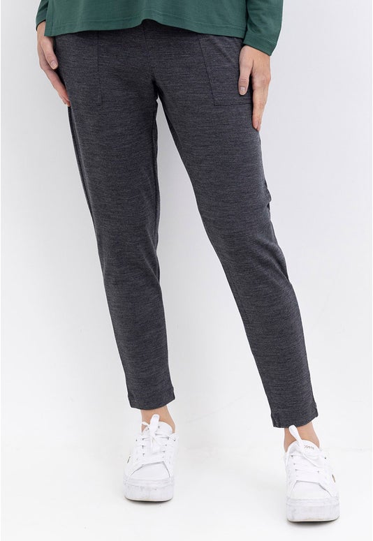 Charcoal Merino Leisure Pants