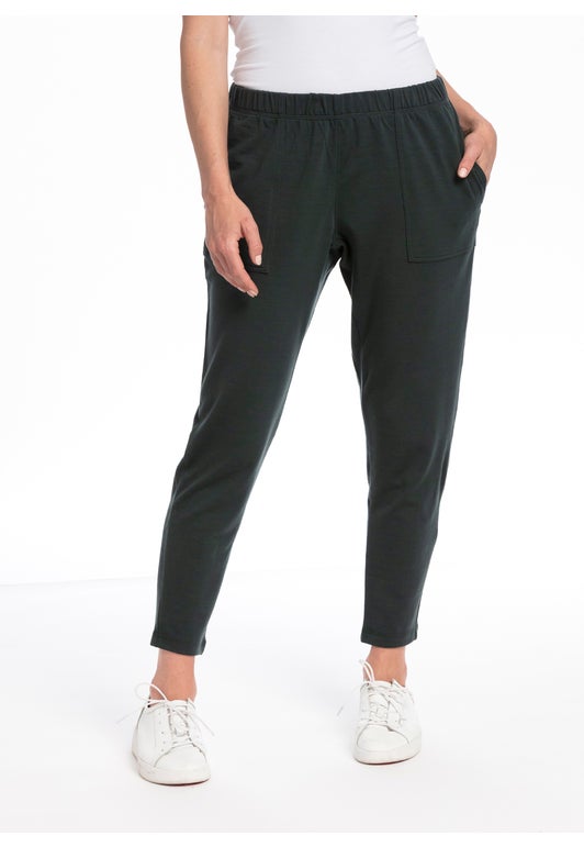 Khaki Merino Leisure Pants