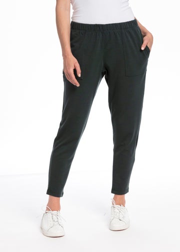 Khaki Merino Leisure Pants