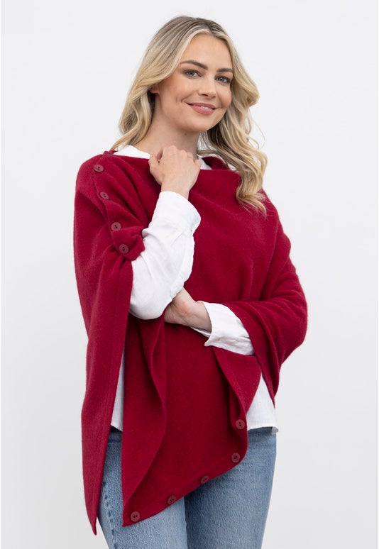 Berry Merino Possum Anyway Wrap