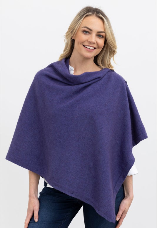 Violet Merino Possum Anyway Wrap