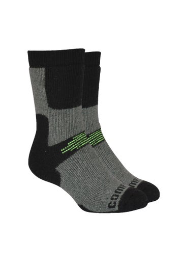 Graphite Merino Possum Boot Sock