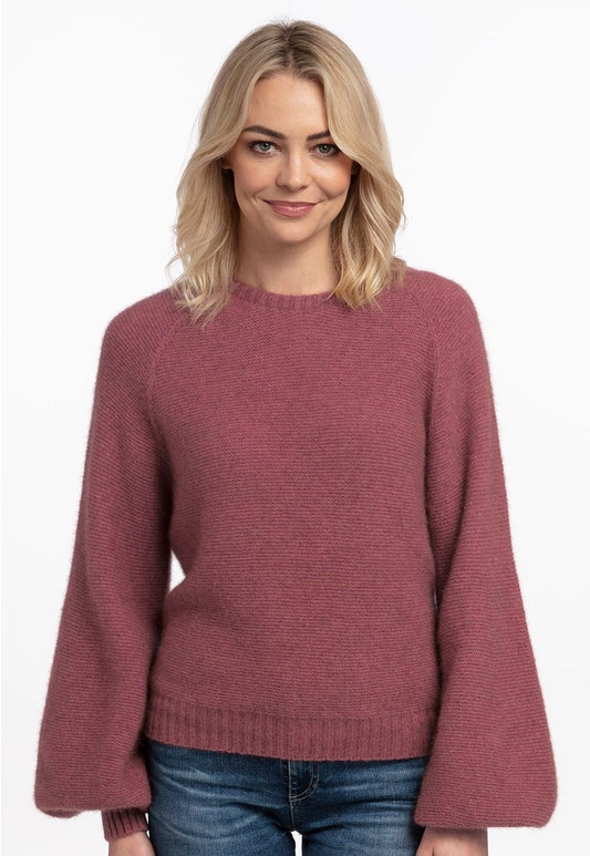 Orchid Merino Possum Cirrus Sweater