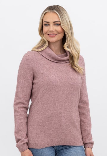 Lily Merino Possum Cowl Neck Sweater
