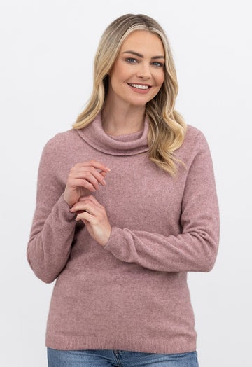 Lily Merino Possum Cowl Neck Sweater