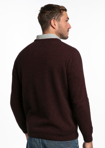 Shiraz Merino Possum Crew Neck Jersey
