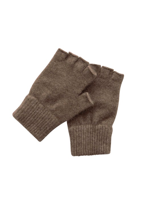Mink Merino Possum Fingerless Gloves