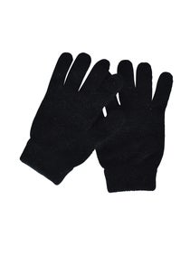 Black Merino Possum Gloves