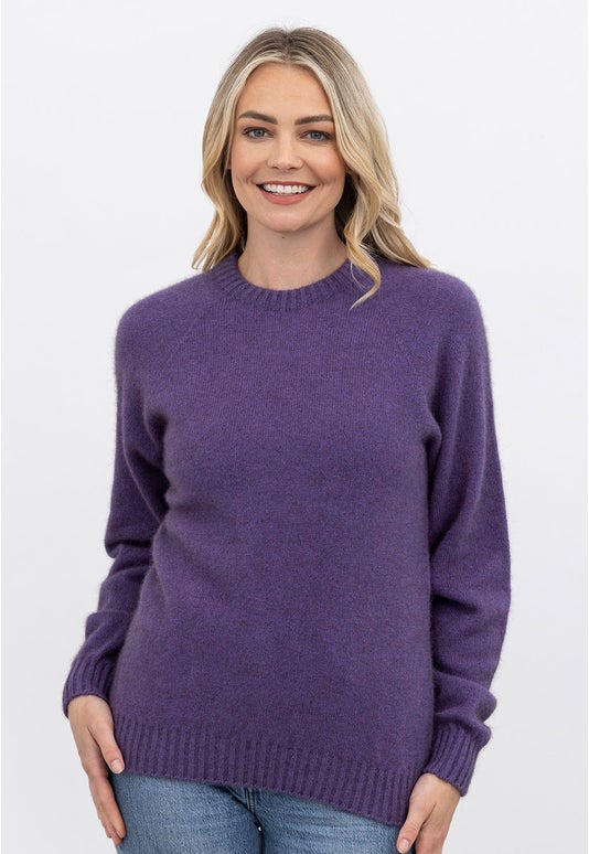 Heather Merino Possum Golf Sweater