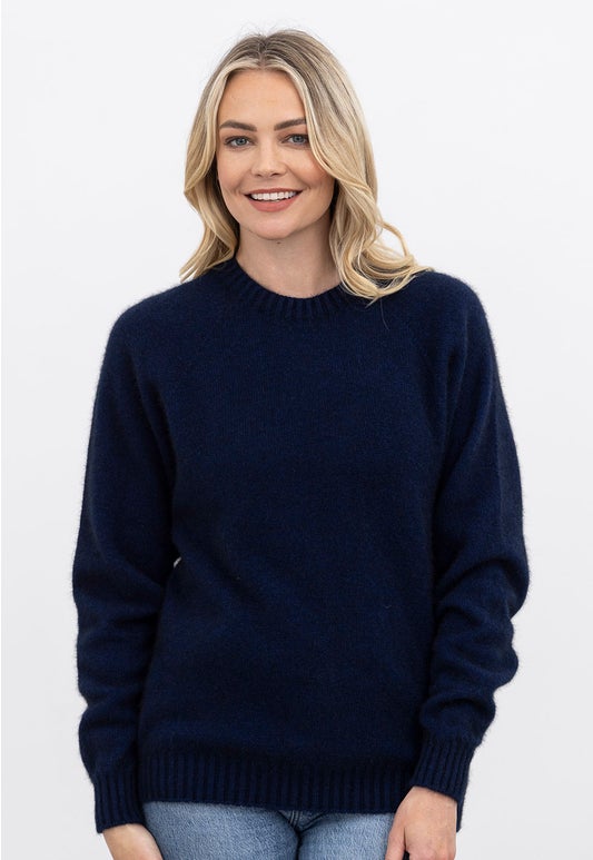 Midnight Merino Possum Golf Sweater