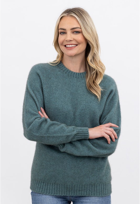 Sage Merino Possum Golf Sweater