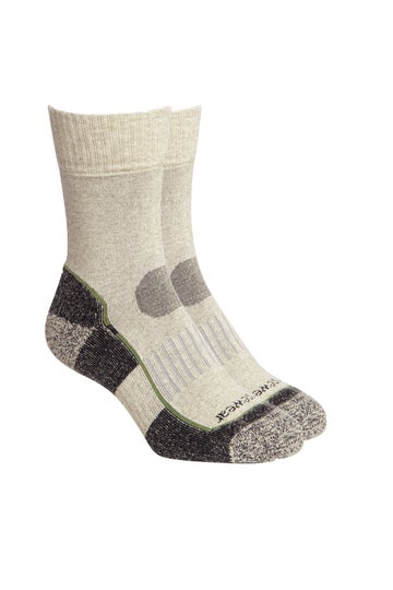 Olive Merino Possum Hiker Sock