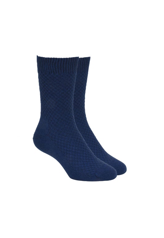 Ocean Merino Possum Honeycomb Socks