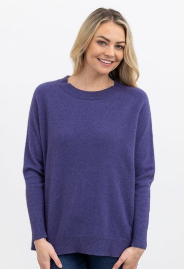 Violet Merino Possum Lounge Sweater