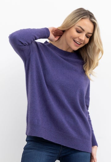 Violet Merino Possum Lounge Sweater