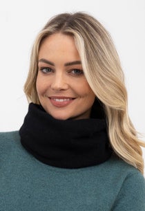 Black Merino Possum Neck Warmer