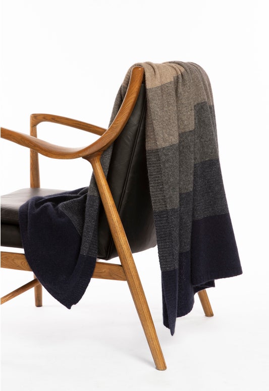 Dapple Merino Possum Ombre Throw