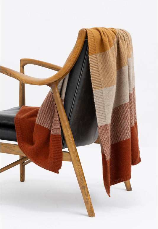 Harvest Merino Possum Ombre Throw