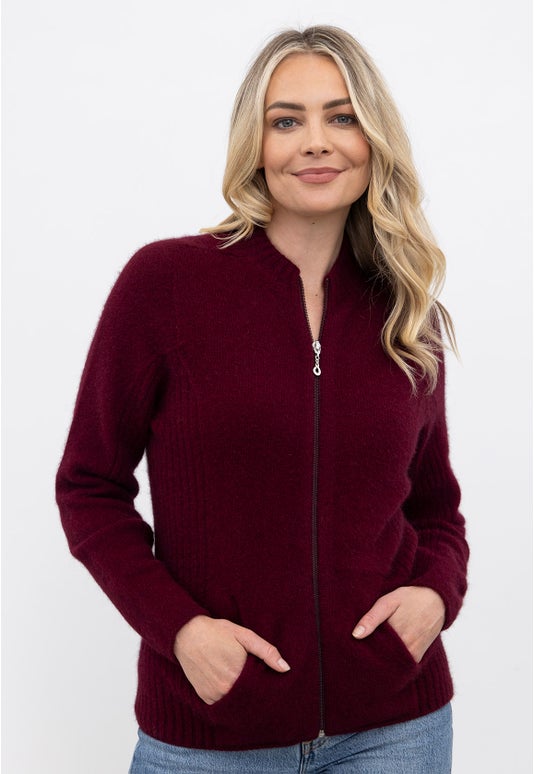 Pinot Merino Possum Panel Jacket
