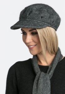 Pewter Merino Possum Peak Hat