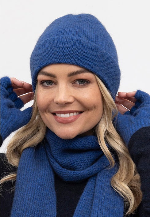 Cornflower Merino Possum Plain Beanie