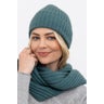 BOSS - Geribbelde beanie met logostiksel voor de ruitersport - Donkerblauw