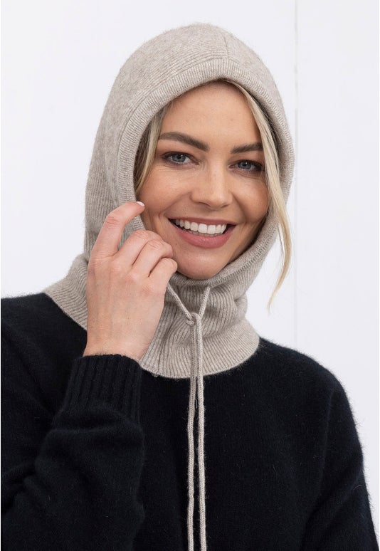 Natural Merino Possum Scarfclava