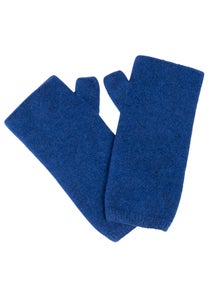 Cornflower Merino Possum Short Wristwarmers