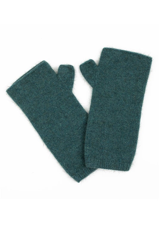 Mist Merino Possum Short Wristwarmers