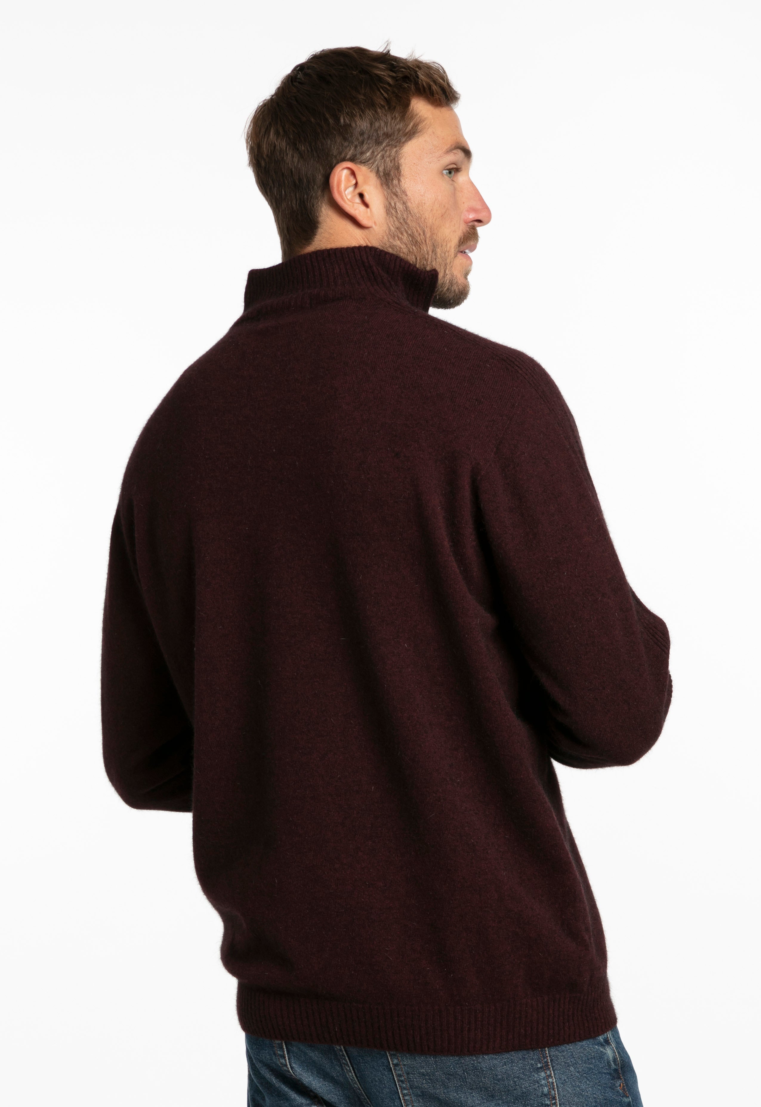 Shiraz Merino Possum Turtle Neck Zip Sweater The Wool Company