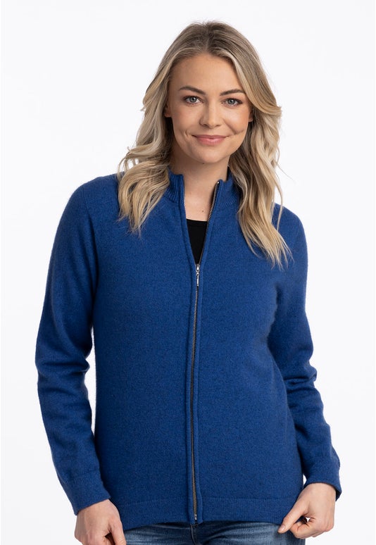 Merino Possum Utiku Jacket Cornflower