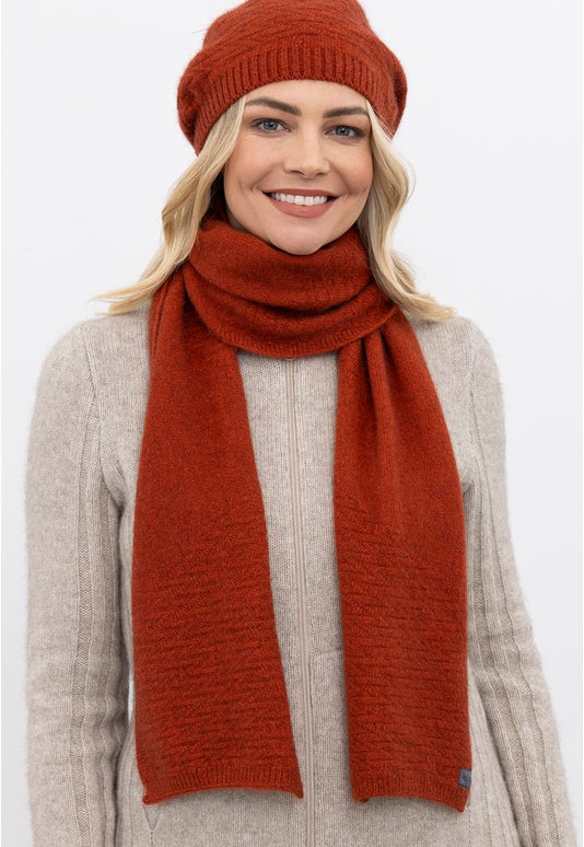 Sienna Merino Possum Zig Zag Scarf