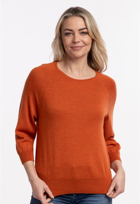 Autumn Merino Raglan 3/4 Sleeve