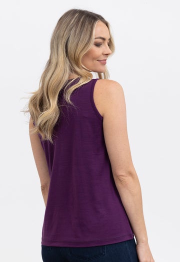 Plum Merino Singlet