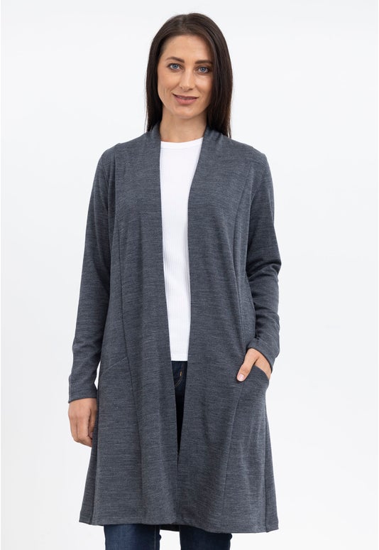 Charcoal Merino Stella Jacket